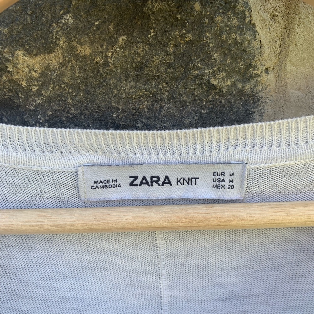 NWOT Zara Lightweight Knight Fall Sweater - Picture 3 of 5